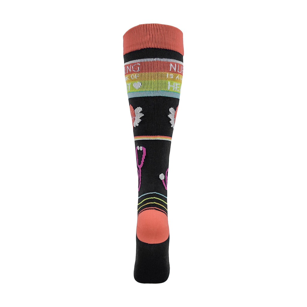 Think Medical Wholesale - Nursing Work Fashion Compression Knee High Socks