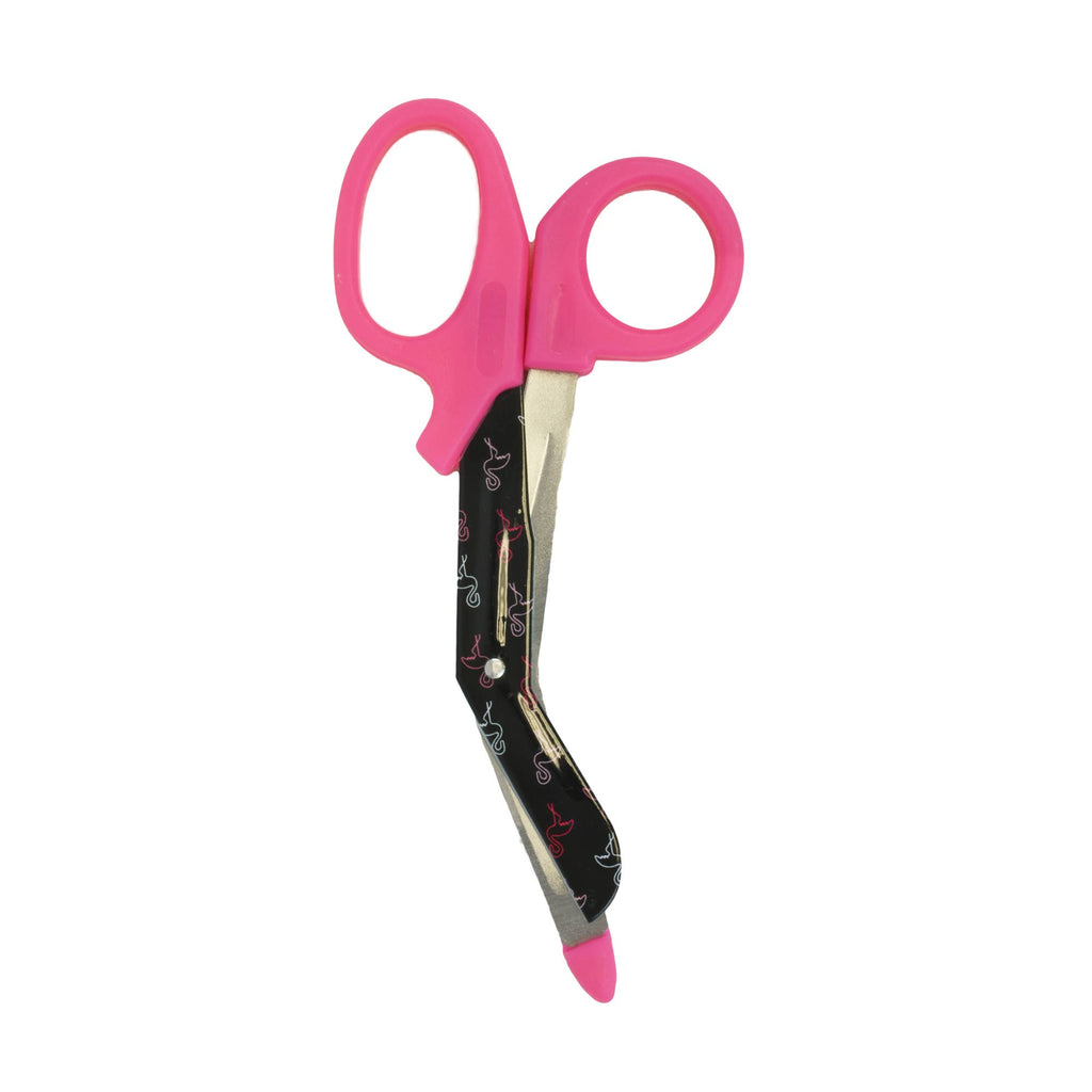 Think Medical Wholesale - 5.5" Fashion Utility Scissors - Flamingos