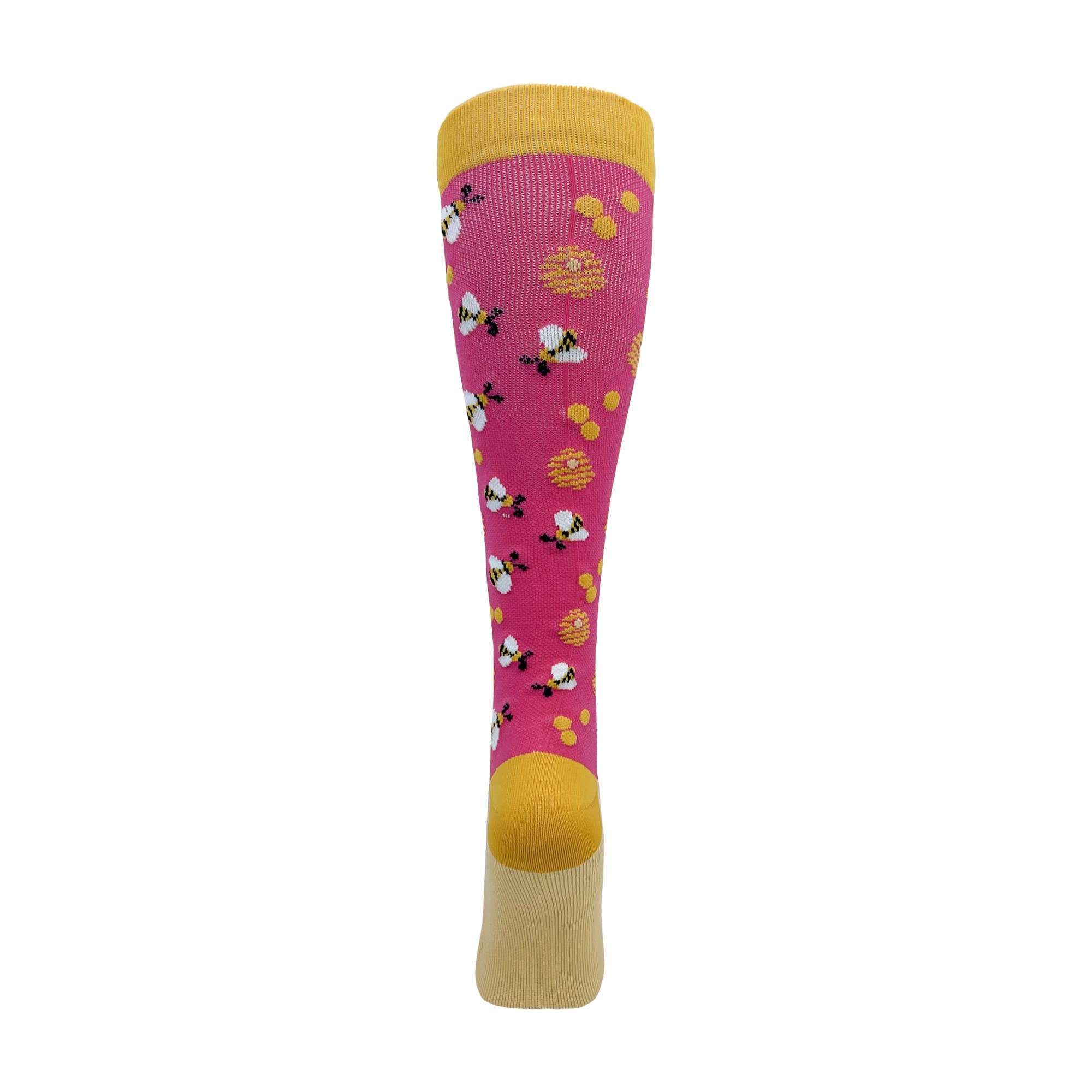Think Medical Wholesale - Busy Bees Fashion Compression Knee High Socks