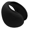 Ladies Back-Wrap Fleece Ear Warmer Black | Warm Headband for Healthcare Workers