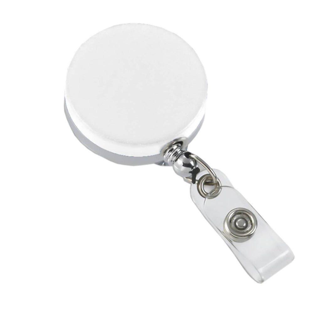 Heavy Duty Retractable Metal ID Badge Holder | Durable Badge Reel for Healthcare Workers