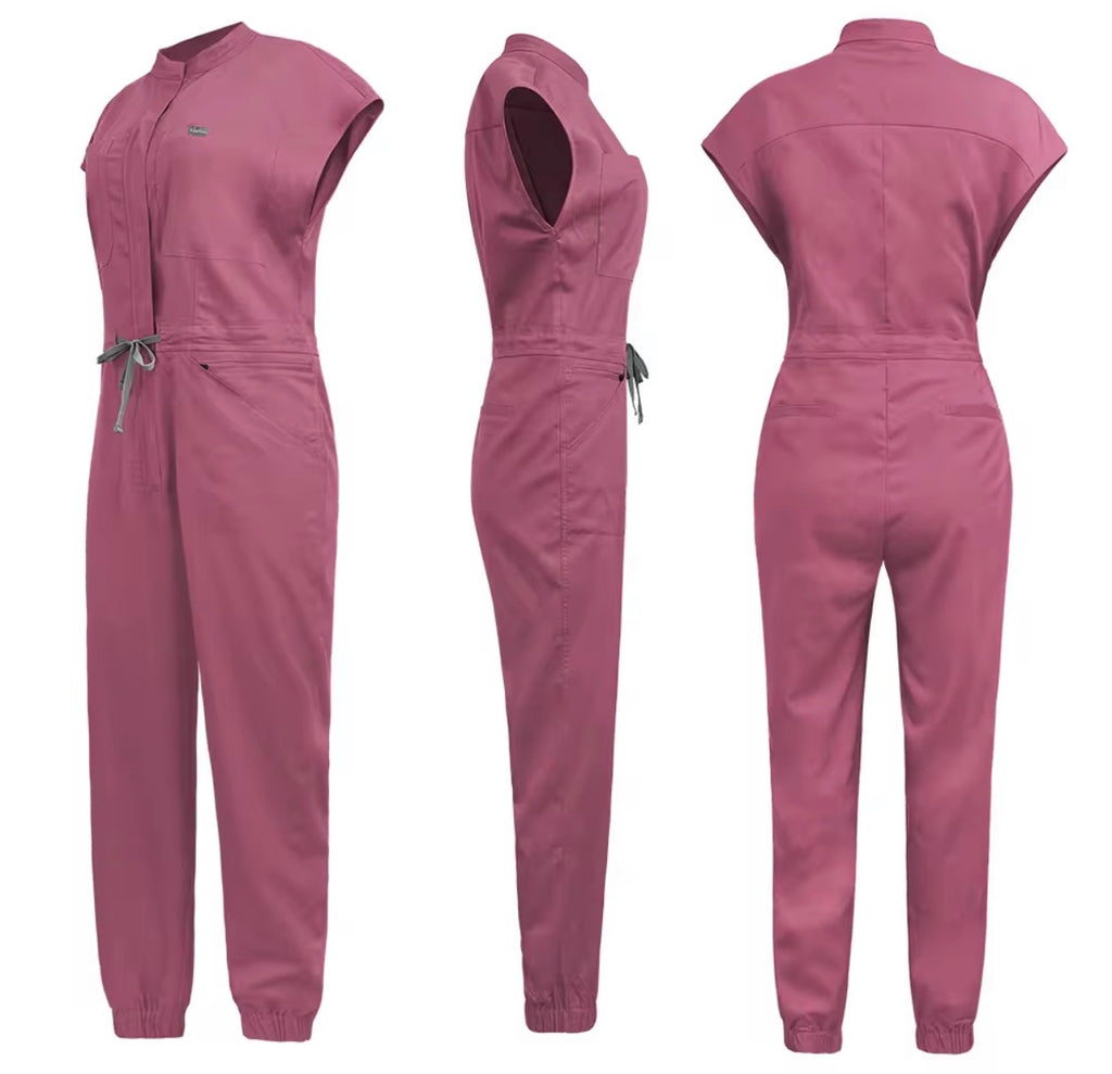Women’s Jogger Scrub Jumpsuit | Stylish Medical Uniform