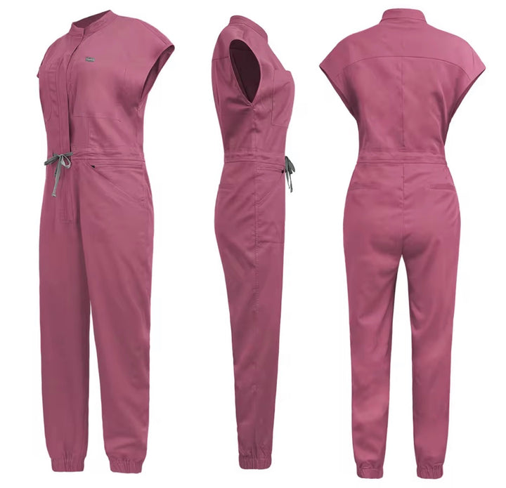 Women's Jogger Scrub Jumpsuit | Stylish Medical Uniform | The Scrub Stitch Boutique
