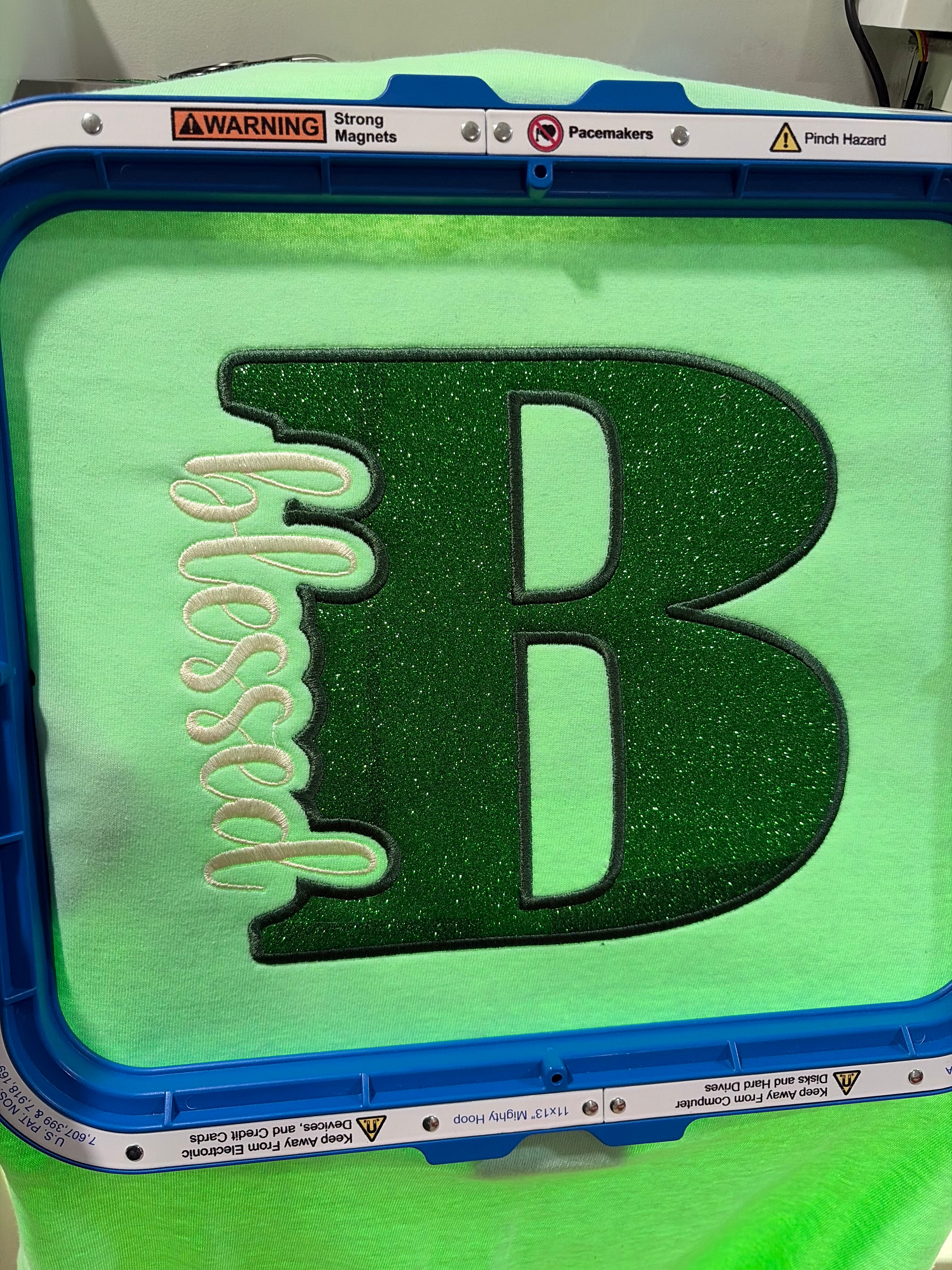 Blessed Embroidery Applique