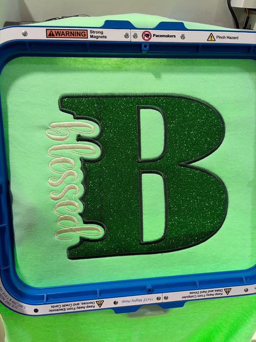 Blessed Embroidery Applique