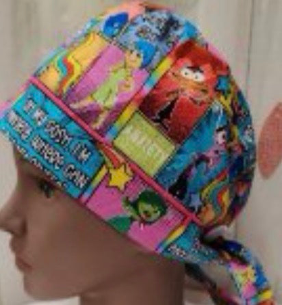 Hello Kitty yellow scrub cap for medical professionals