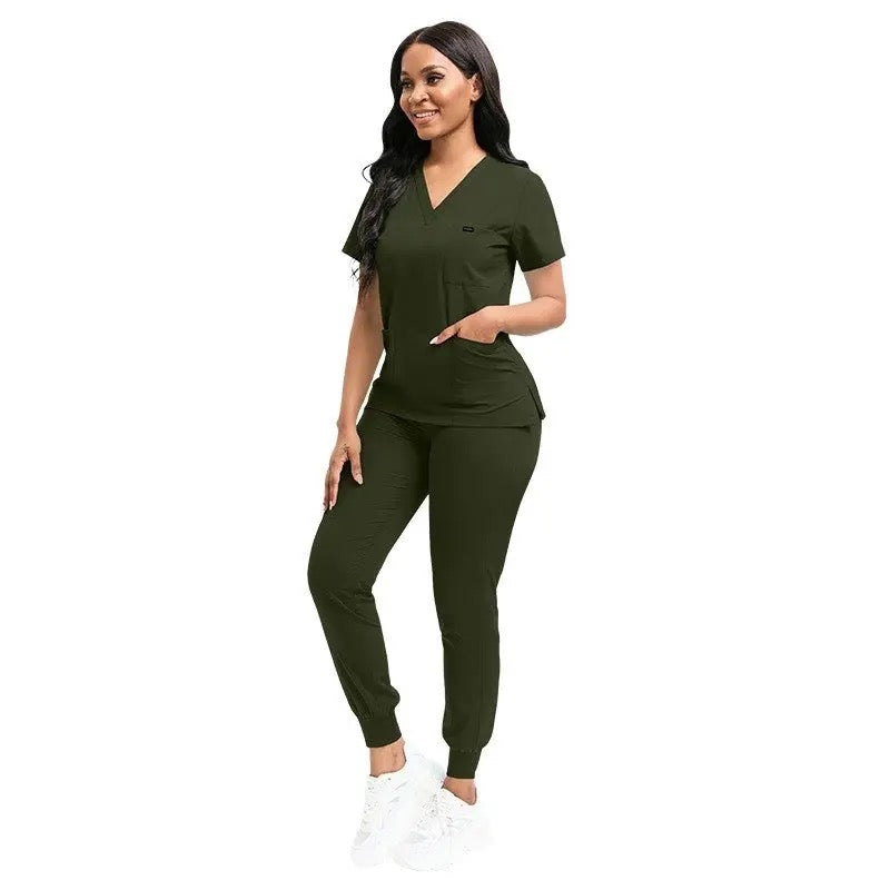 Short Sleeve Straight Leg Scrub Suit