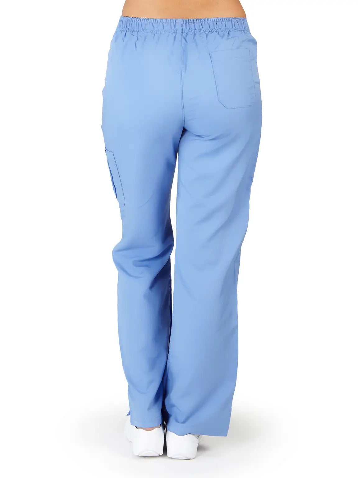 Ultra Soft Brand Women’s Cargo Scrub Pants | Junior Fit Bootcut Medical Work Pants