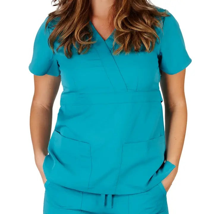 Ultra Soft Brand Scrub Top for Women