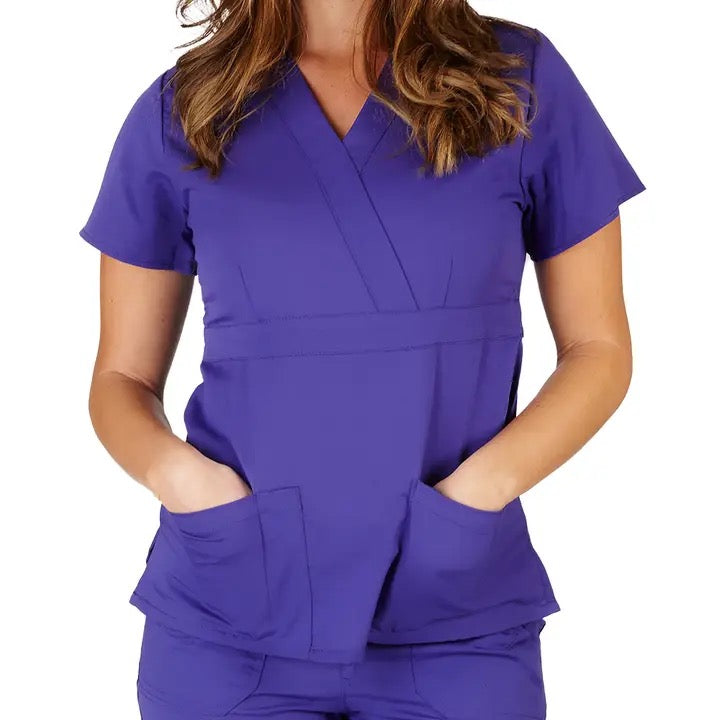 Ultra Soft Brand Scrub Top for Women