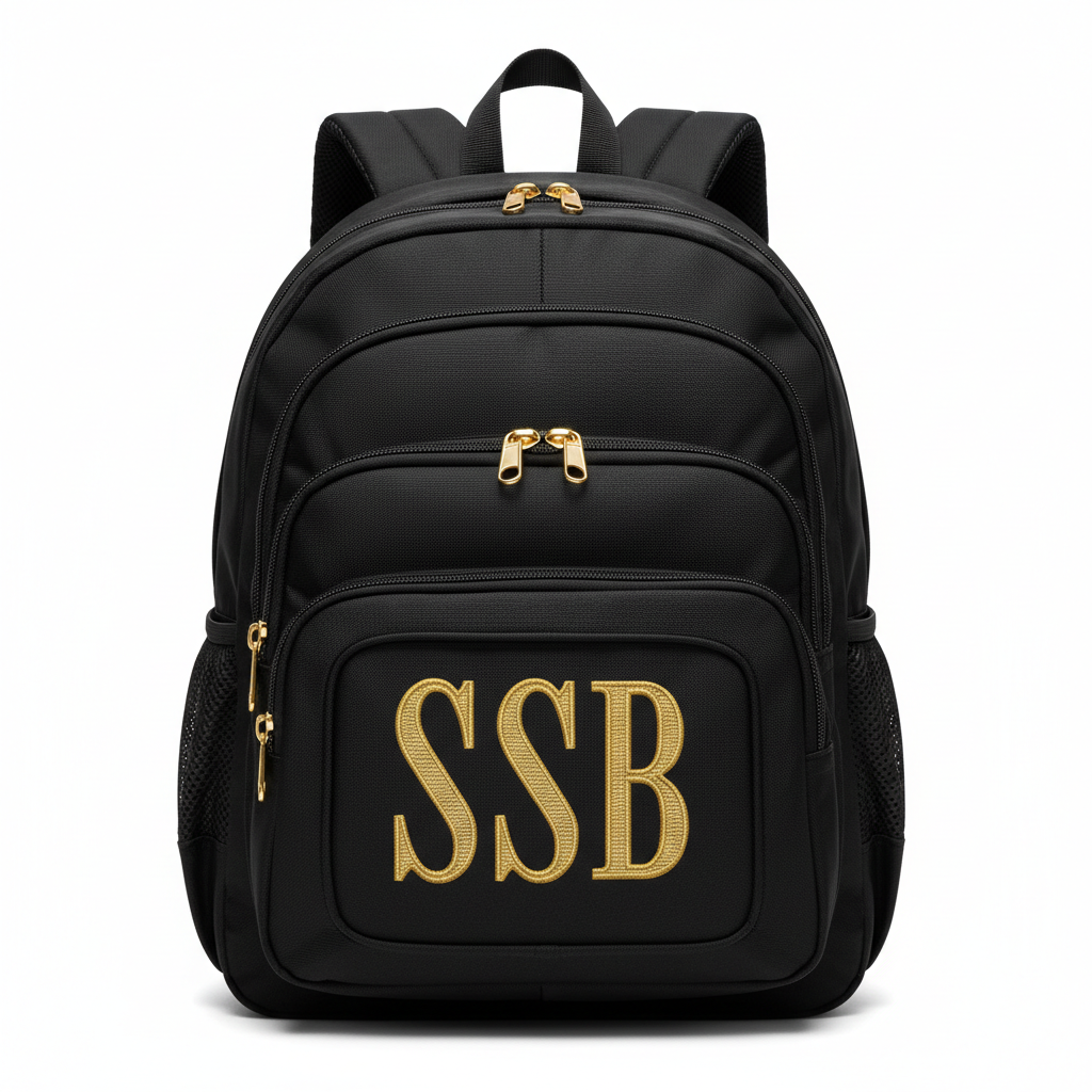 Bookbag with SSB Initials