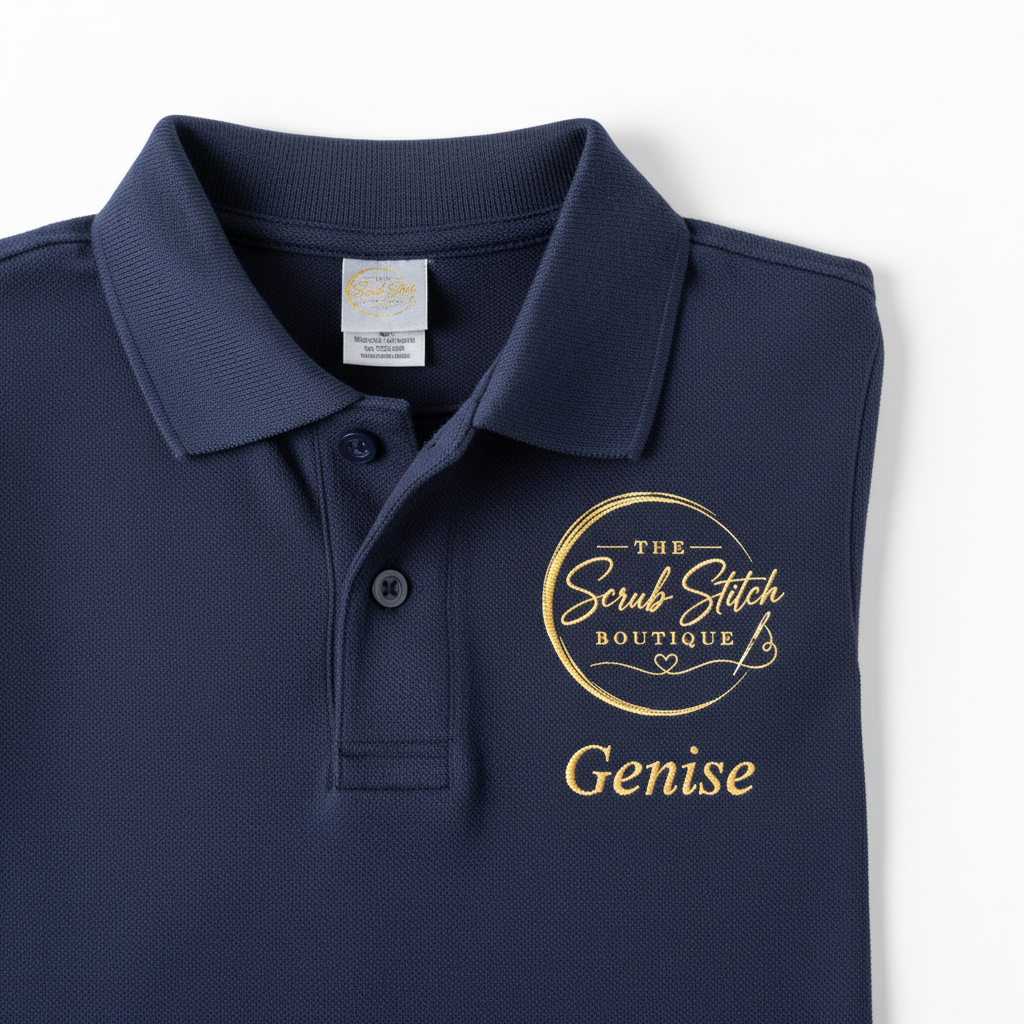 Navy Blue School Uniform with SSB Logo and Name
