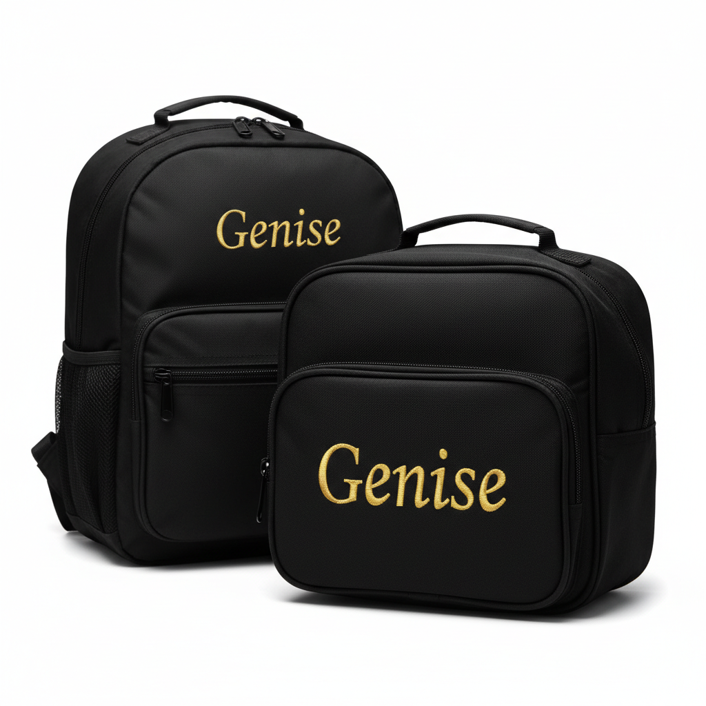 Personalized Embroidered Lunch Bag