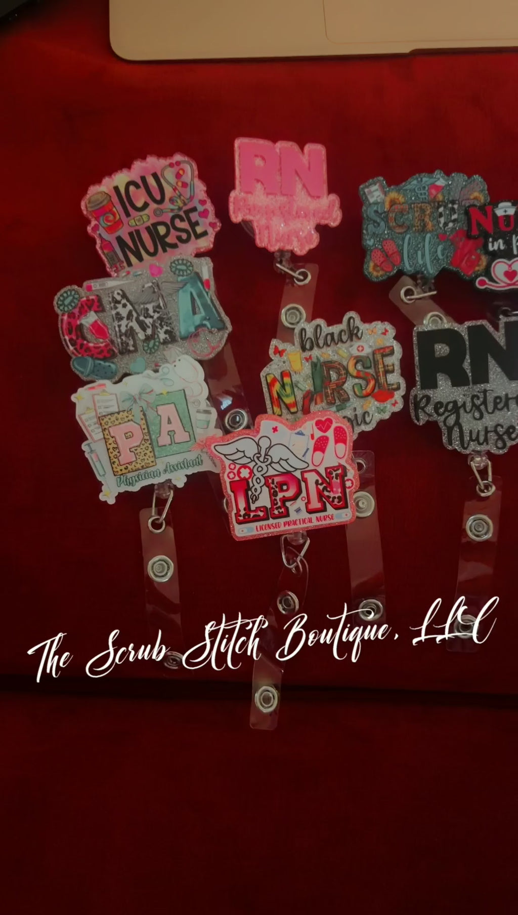 Nurse Badge Reels | RN, LPN, CNA & ICU Nurse Retractable ID Holders