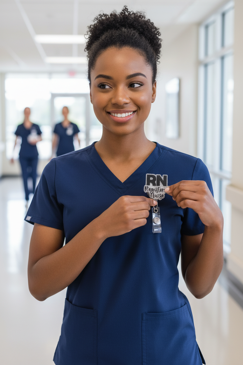 RN Badge Reel Lifestyle