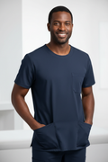 Unisex Round Neck Scrub Top